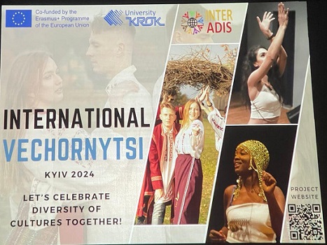 Участь у міжнародному фестивалі «Internatinal Vechornitsi» у рамка проєкту Erasmus + Interadis